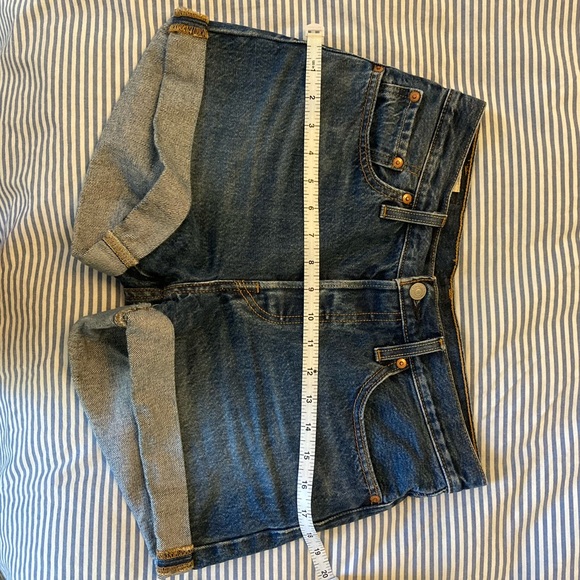 Levi's 501 Long Shorts 27 Blue Clue - Picture 6 of 9